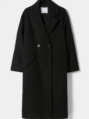 Obrázek produktu Klasický kabát Bershka černá