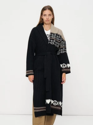 Obrázek produktu Klasický kabát MOSCHINO hnědá