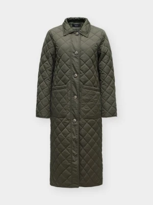 Obrázek produktu Klasický kabát Vero Moda tmavě zelená