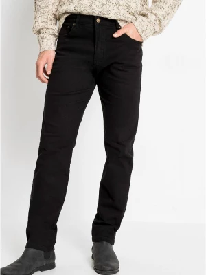Obrázek produktu Klasyczne jeansy ze stretchem classic fit, straight BonPrix czarny