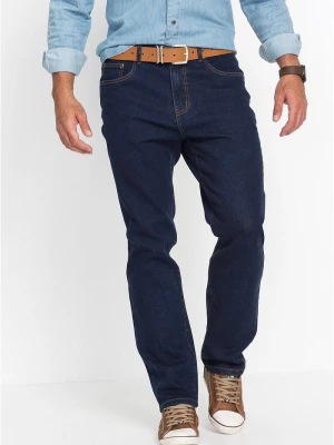 Obrázek produktu Klasyczne jeansy ze stretchem classic fit, straight BonPrix niebieski
