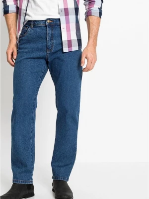 Obrázek produktu Klasyczne jeansy ze stretchem classic fit, straight BonPrix niebieski