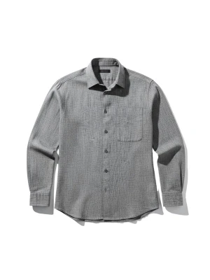 Obrázek produktu Kleidermafia Košile 'Regular Fit Cotton Pocket Shirt - Anthracite' antracitová
