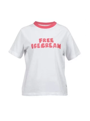 Obrázek produktu Kleinigkeit Tričko 'Free Ice Cream' pink / offwhite