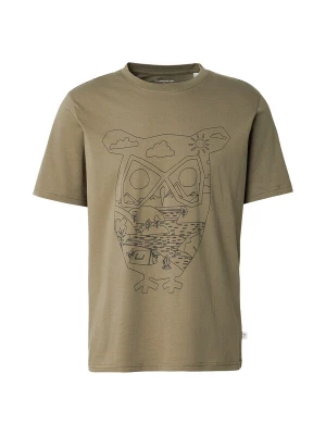 Obrázek produktu KnowledgeCotton Apparel Tričko khaki / černá