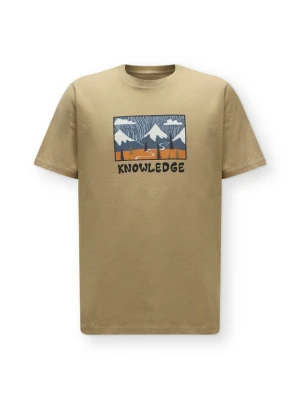 Obrázek produktu KnowledgeCotton Apparel Tričko tmavě modrá / světle hnědá / oranžová / černá