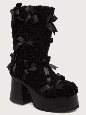 Obrázek produktu Koi Footwear kotníkové boty na sloupku dámské Kensei Shearling černá