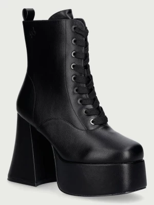 Obrázek produktu Koi Footwear kotníkové boty na sloupku dámské Reign Lace Up Platform černá