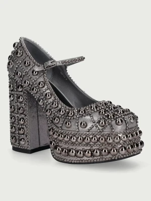 Obrázek produktu Koi Footwear lodičky Basset Hand Studded Platform Heel Grey