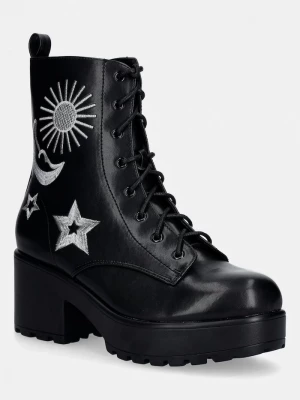 Obrázek produktu Koi Footwear Nízké kozačky Koi Footwear Astro Silver Star Moon Chunky Boots černá