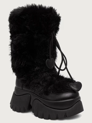 Obrázek produktu Koi Footwear Sasquatch Fluffy Snow Boots sběhule dámské černá