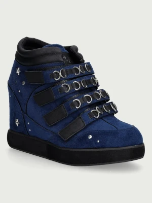 Obrázek produktu Koi Footwear SPIRE HI TOP WEDGE TRAINERS sneakers boty dámské námořnická modř
