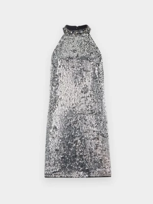 Obrázek produktu Koktejlové šaty / šaty na párty The Kooples stříbrná barva