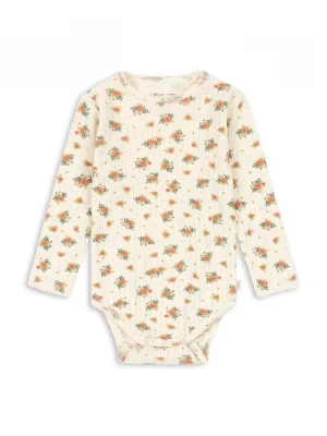 Obrázek produktu Konges Sløjd body dětské bavlněné MINNIE BODY GOTS béžová