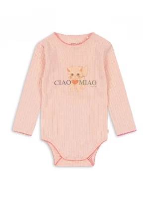 Obrázek produktu Konges Sløjd body dětské bavlněné MINNIE BODY GOTS růžová