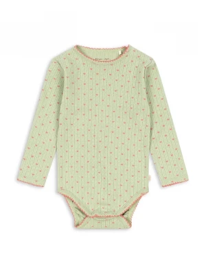 Obrázek produktu Konges Sløjd body dětské bavlněné MINNIE BODY GOTS zelená