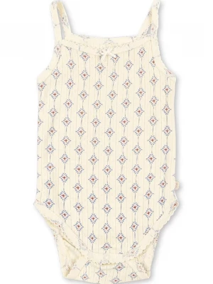 Obrázek produktu Konges Sløjd body dětské bavlněné MINNIE STRAP BODY GOTS béžová