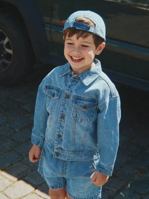 Obrázek produktu Konges Sløjd bunda dětská džínová MAGOT DENIM JACKET GOTS námořnická modř