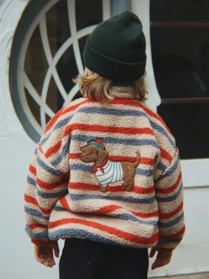 Obrázek produktu Konges Sløjd bunda dětská fleecová JODY EMBROIDERY TEDDY JACKET GRS