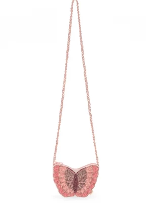 Obrázek produktu Konges Sløjd crossbody kabelka dětská BUTTERFLY BEADED BAG růžová