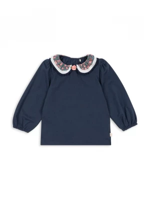 Obrázek produktu Konges Sløjd Dětská bavlněná halenka Konges Sløjd PAMI BLOUSE GOTS námořnická modř