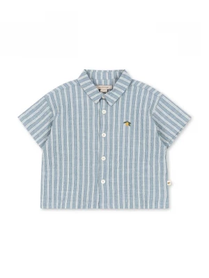 Obrázek produktu Konges Sløjd Dětská bavlněná košile Konges Sløjd ELLIOT SS SHIRT GOTS modrá