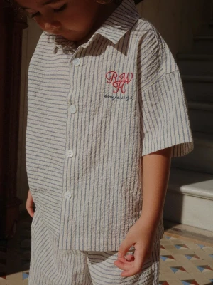 Obrázek produktu Konges Sløjd Dětská bavlněná košile Konges Sløjd RHW X KS DUO SHIRT GOTS modrá