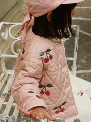 Obrázek produktu Konges Sløjd Dětská bunda FLORA SEQUIN JACKET růžová