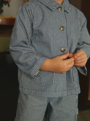 Obrázek produktu Konges Sløjd Dětská bunda Konges Sløjd LUC SHIRT JACKET GOTS modrá
