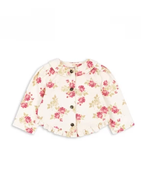 Obrázek produktu Konges Sløjd Dětská riflová bunda Konges Sløjd MAGOT FRILL JACKET GOTS béžová