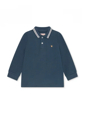 Obrázek produktu Konges Sløjd Dětské bavlněné tričko s dlouhým rukávem Konges Sløjd FLORIAN LS POLO GOTS námořnická modř