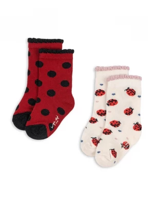 Obrázek produktu Konges Sløjd Dětské ponožky Konges Sløjd 2 PACK LADYBUG JACQUARD SOCKS červená