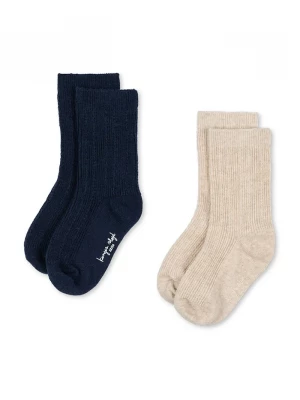 Obrázek produktu Konges Sløjd Dětské ponožky Konges Sløjd 2 PACK PONTELLE SOCKS 2-pack námořnická modř