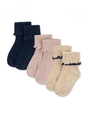 Obrázek produktu Konges Sløjd Dětské ponožky Konges Sløjd 3 PACK RIB FRILL SOCKS 3-pack
