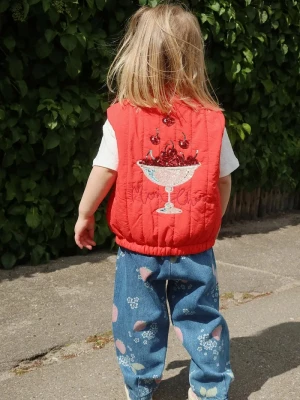 Obrázek produktu Konges Sløjd Dětské rifle Konges Sløjd MAGOT FRILL PANTS GOTS námořnická modř
