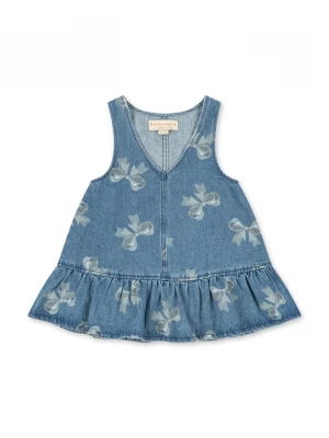 Obrázek produktu Konges Sløjd Dětské riflové šaty Konges Sløjd MAGOT FRILL DRESS GOTS námořnická modř
