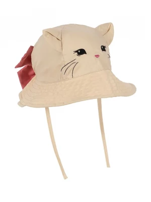 Obrázek produktu Konges Sløjd Dětský bavlněný klobouk Konges Sløjd VERBENA BOW KITTY SUN HAT béžová