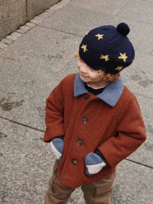 Obrázek produktu Konges Sløjd Dětský kabát Konges Sløjd CALIN ROCKET COAT hnědá