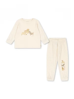 Obrázek produktu Konges Sløjd dvoudílné pyžamo dětské bavlněné GIO LOUNGE SET GOTS béžová