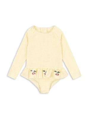 Obrázek produktu Konges Sløjd Jednodílné dětské plavky Konges Sløjd ETTA LS SWIMSUIT žlutá