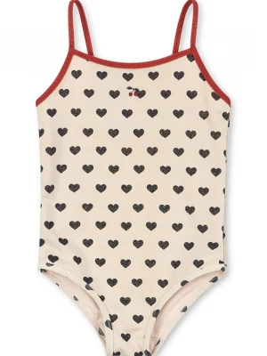 Obrázek produktu Konges Sløjd Jednodílné dětské plavky Konges Sløjd MANON GLITTER SWIMSUIT béžová