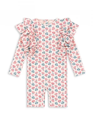Obrázek produktu Konges Sløjd Jednodílné dětské plavky Konges Sløjd MANUCA FRILL ONESIE GRS růžová