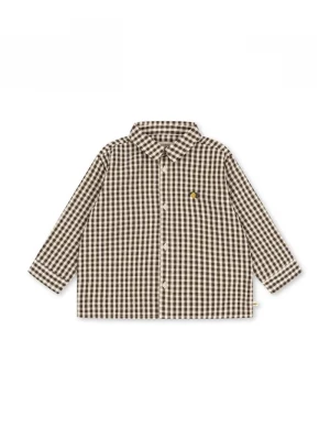 Obrázek produktu Konges Sløjd košile dětská bavlněná KIM LS SHIRT GOTS hnědá