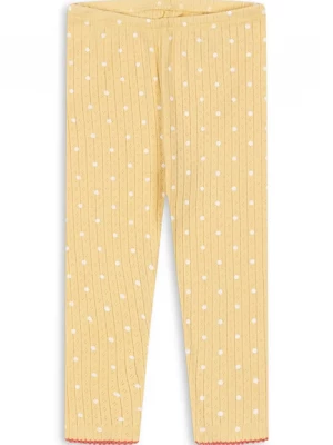 Obrázek produktu Konges Sløjd legíny dětské bavlněné MINNIE PANTS GOTS žlutá