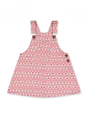 Obrázek produktu Konges Sløjd letní šaty bavlněné FRANKIE OVERALL DRESS GOTS růžová
