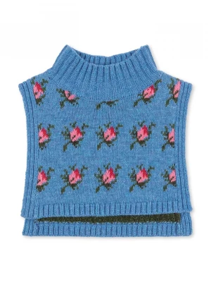 Obrázek produktu Konges Sløjd nákrčník dětský s vlnou BELOU NECKWARMER modrá