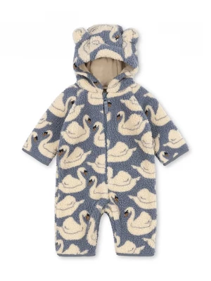 Obrázek produktu Konges Sløjd overal dětský fleecový JODY TEDDY ONESIE GRS modrá