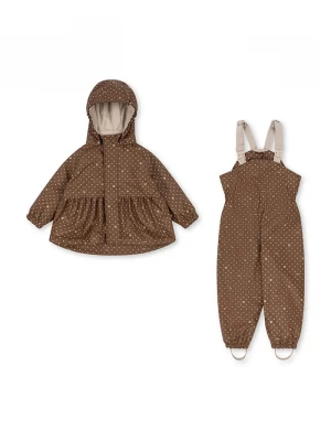 Obrázek produktu Konges Sløjd overal dětský RAINY PALME SET GIRL hnědá