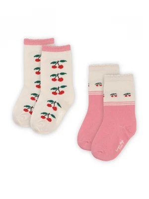 Obrázek produktu Konges Sløjd ponožky dětské 2 PACK JACQUARD SOCKS 2-pack růžová