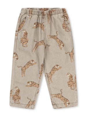 Obrázek produktu Konges Sløjd rovné džíny dětské MAGOT PANTS GOTS hnědá